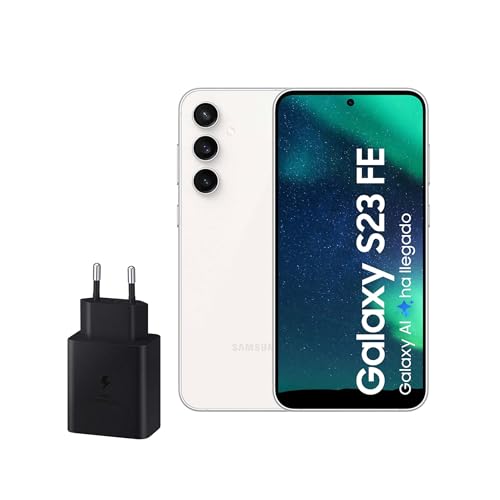 Samsung Galaxy S23 FE, 256 GB, Teléfono Móvil 5G con IA, Smartphone Android, Color Crema (Versión Española)