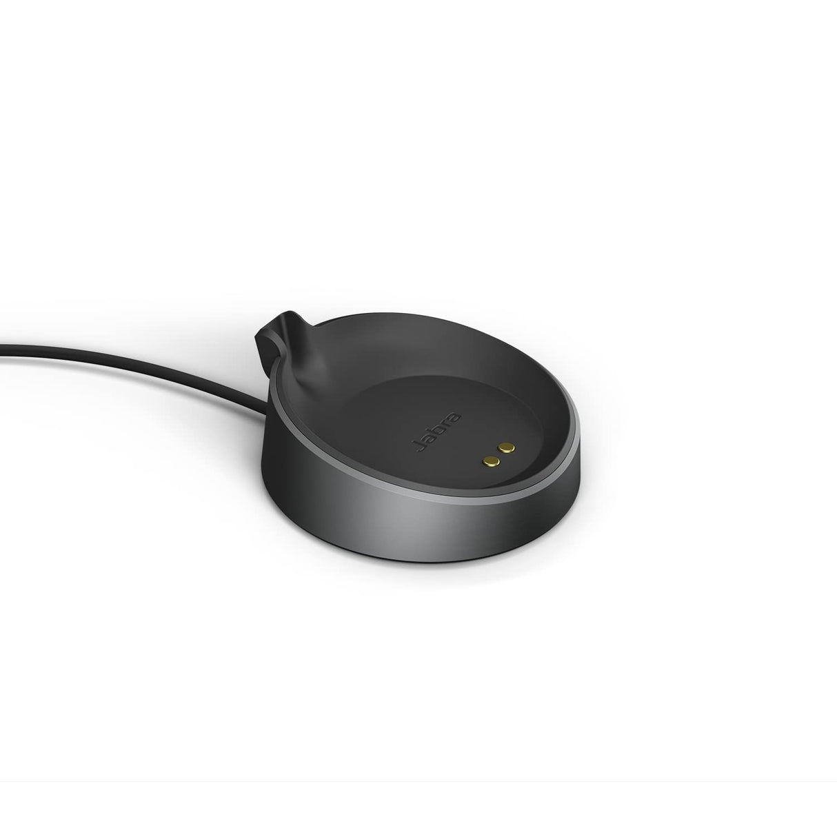 Jabra Evolve2 75 Soporte de Carga con Cable USB-A-Estación de Carga compatible con los Auriculares Estéreo Jabra Evolve2 75 (versión en negro)-Base de Carga Rápida-Negro
