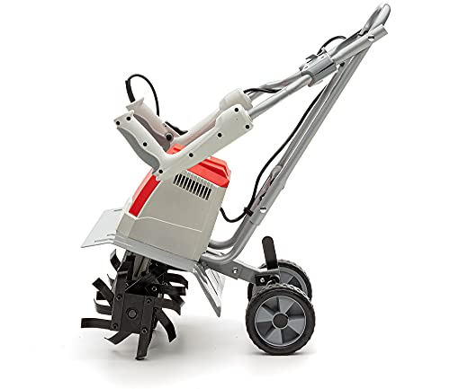 IKRA motoazada eléctrica motocultor IEM 1200, Ancho de Trabajo 40cm, Profundidad 20cm, Incluye extirpador Manual