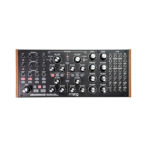 MOOG Subharmonicon - sintetizador polirrítmico analógico semimodular con secuenciador dual, MIDI y bahía de parcheo