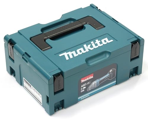 Makita batería Tijeras de hojalatero (18,0 V, en MAKPAC con 2 baterías 4,0 Ah + Cargador, DJS161RTJ 280 wattsW, 18 voltsV