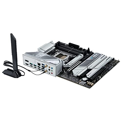 ASUS Prime X670E-PRO WiFi - Placa Base ATX (AMD Ryzen AM5, PCIe 5.0, 4 Ranuras M.2, DDR5, USB 3.2 Gen 2 x 2 de Tipo C, Compatible con USB4, WiFi 6E y Ethernet de 2,5 GB)