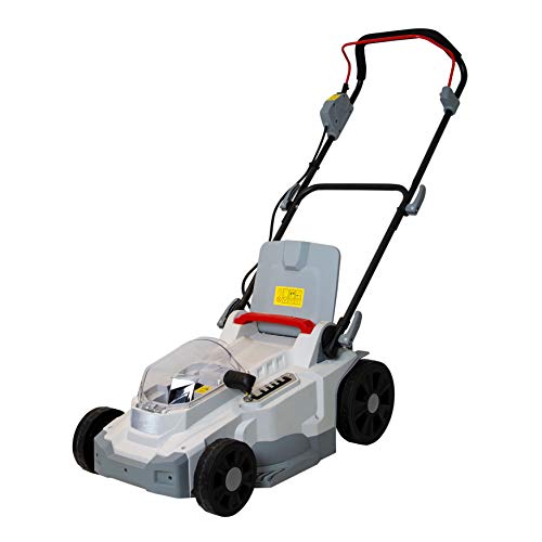 IKRA cortacésped Mulching ICM 2/2037, Incl. 2X batería y Doble Cargador rápido