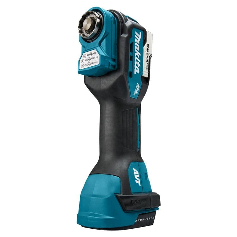 Makita DTM52T1JX2 - Herramienta multifunción (18 V, 5,0 Ah, 1 batería, cargador y 44 accesorios), color azul
