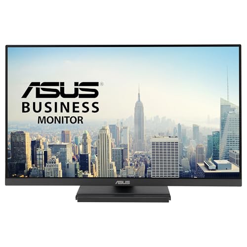 ASUS VA249QGS Monitor Profesional de 24 Pulgadas, IPS, Full HD, sin Marco, 120Hz, Adaptive-Sync, MPRT de 1ms, HDMI, DisplayPort, VGA, luz Azul Baja, antiparpadeo, diseño ergonómico, Montaje en Pared