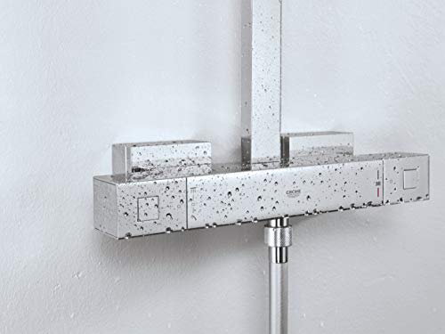 Grohe 26087000 Euphoria Cube XXL 230 - Sistema de ducha con termostato cuadrado 230mm