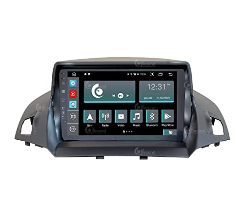 Radio de Coche para Ford Kuga Android GPS Bluetooth WiFi USB Dab+ Touchscreen 9" 8core Carplay AndroidAuto