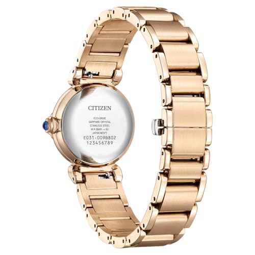 CITIZEN Reloj Analógico para Mujer'S de Eco-Drive con Correa en Acero Inoxidable EM1123-62X