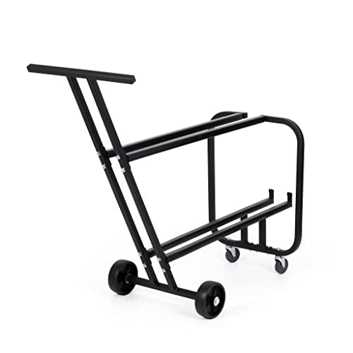 Manhasset Carro de almacenamiento corto para atriles, negro