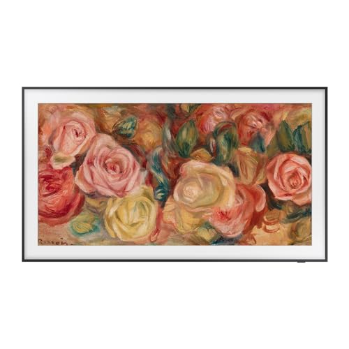 SAMSUNG TV The Frame 4K 2024 50LS03D Smart TV de 50" con Galería de Arte con Display Mate, Marcos Intercambiables, 100% Volumen de Color con Quantum Dot y One Connect y Cable Casi Invisible