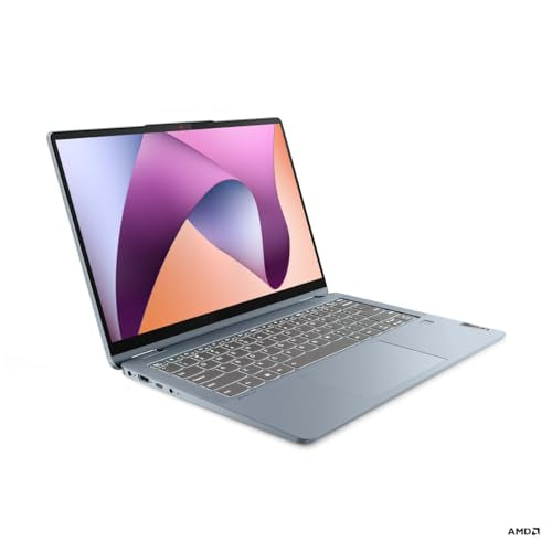 Lenovo Ideapad Flex 5 - Ordenador portátil Convertible 14" WUXGA (Ryzen 5 7530U, 16 GB RAM, 512 GB SSD, Gráfica integrada, Windows 11 Home), Color Azul Piedra