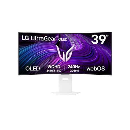 LG Ultragear™ 39GX90SA-W - Pantalla para PC Gaming de 39" - Pantalla OLED resolución QHD (3440 x 1440), 1 ms 240Hz, DisplayHDR™400 True Black, DCI-P3 98,5% (CIE1976), FreeSync Premium, G-Sync