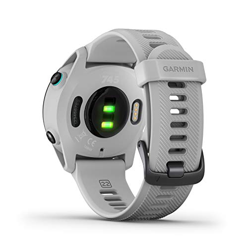 Garmin Forerunner 745, Reloj Inteligente para Correr con GPS, Métricas avanzadas, Garmin Pay, Autonomía de hasta 7 Días, Blanco