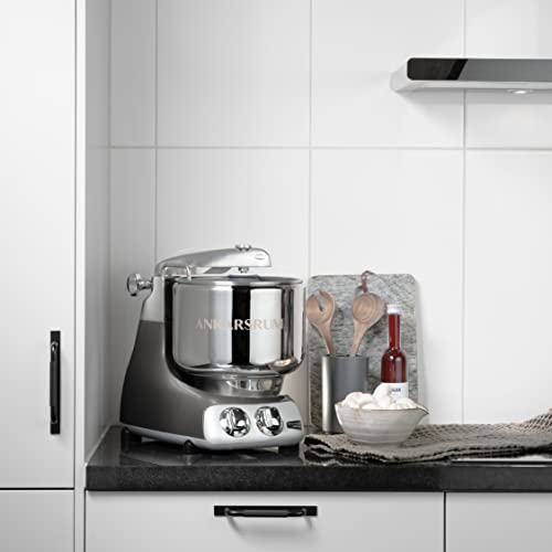 Ankarsrum 6230 BKC Assistent Original AKM6230 Kitchen Machine – Black Chrome (BC), 1500 W, 7 litros, Aluminio, Negro Metalizado