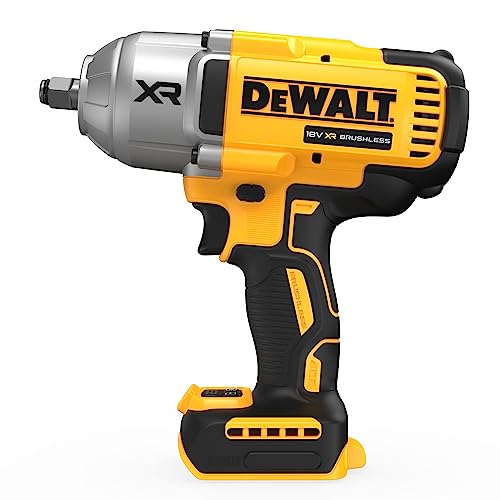 DEWALT DCF900NT-XJ - Llave de impacto a batería XR 18V, Par de apriete 1.396 Nm y Par de apriete 1.898 Nm, Incl. caja T-STAK, Sin batería/cargador