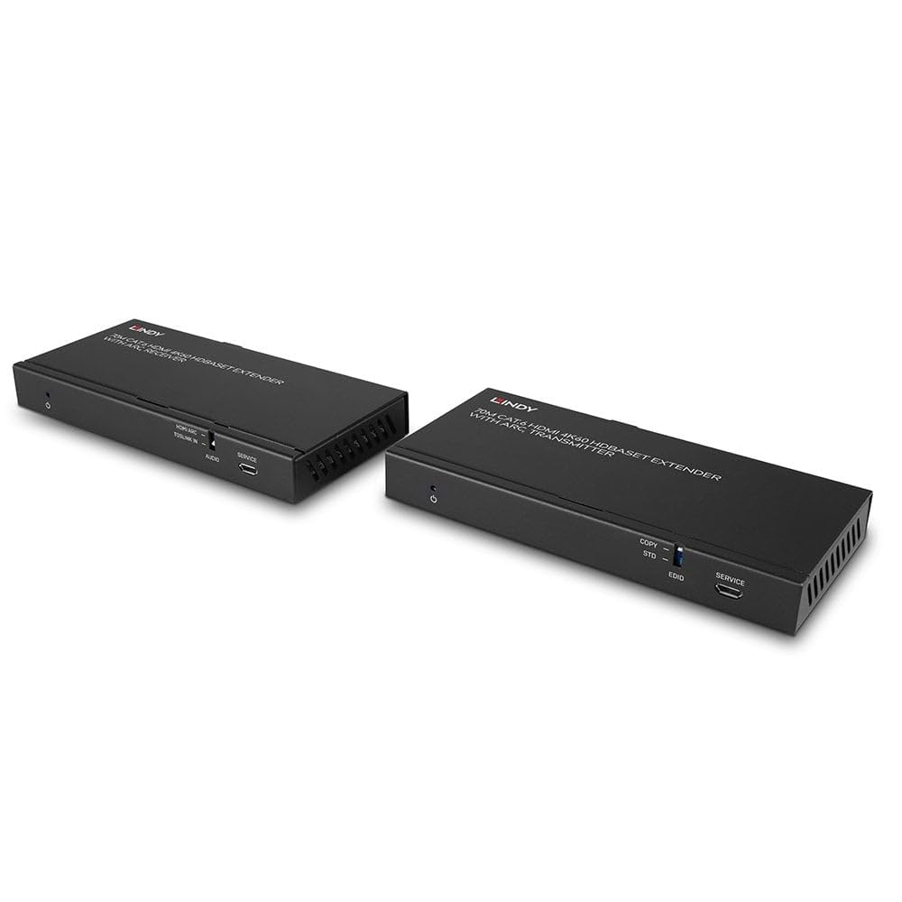 Lindy 38349 Extensor HDMI 4K60, audio, IR y RS-232 Cat.6 HDBaseT con ARC