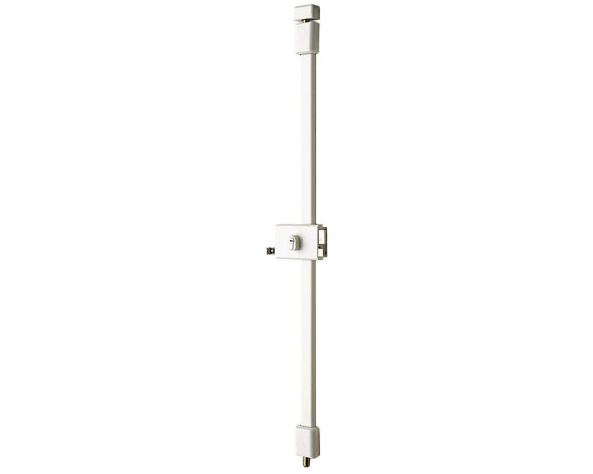 Vachette - Cerradura de aplique multipunto horizontal con tirada múltiple serie 8800, tiro derecho, certificado A2P*, alta seguridad, 3 puntos de cierre, 4 llaves VIP+ patentadas incluidas, color