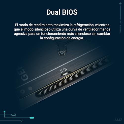 ASUS Prime GeForce RTX 5070 Ti 16GB GDDR7 OC Edition Tarjeta gráfica Compatible con SFF (PCIe 5.0, 16GB GDDR7, HDMI/DP 2.1, 2.5 Ranuras, Ventiladores Axial-Tech, BIOS Dual)