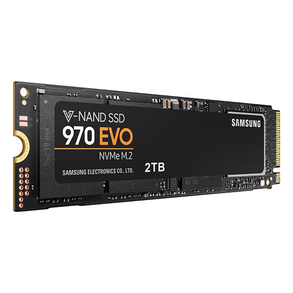 Samsung 970 EVO unidad de estado sólido M.2 2000 GB Serial ATA III 3D MLC NVMe - Disco duro sólido (2000 GB, M.2, 3500 MB/s)