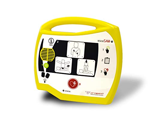 Desatascador DAE Rescue SAMe completo de electrodos adultos y batería