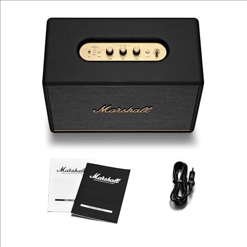 Marshall Woburn III Altavoz Bluetooth inalámbrico, Negro