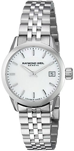 Raymond Weil Reloj Analógico para Mujer de Cuarzo con Correa en Acero Inoxidable 5626-ST-97021