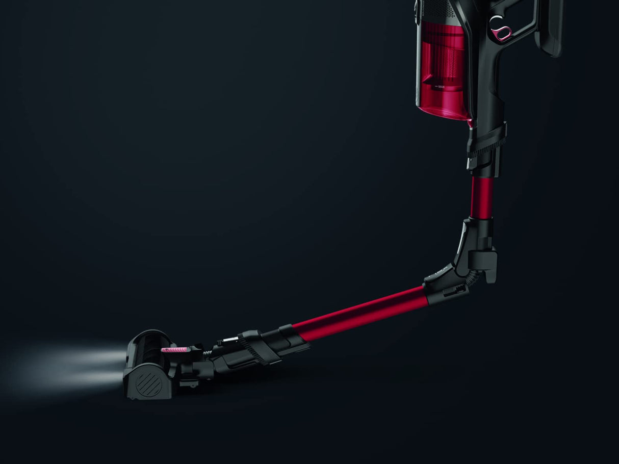 Rowenta RH98A8 X-Force Flex 12.60 Animal Aspiradora, Rojo y Negro