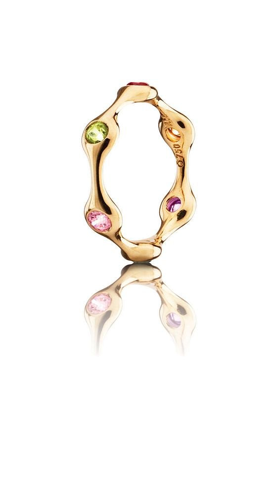 Pandora - Anillo de oro blanco de 18 quilates, talla 12 (16,56 mm)
