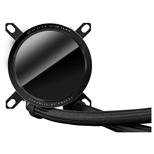 Asus ROG Ryuo III 360 ARGB Cooler CPU Todo en Uno, Radiador de 400 mm, Asetek 8th Gen, 3 Ranuras para Ventiladores de 120 mm, LED Anime Matrix, Intel LGA 1700, 115x, 1200 y AMD AM4, AM5