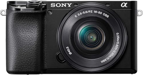 Sony ILCE6100AKB.CEC Alpha 6100 Cámara Evil APS-C con Objetivo Zoom Potente, Color Negro, Cargador Incluido, Sin Tarjeta