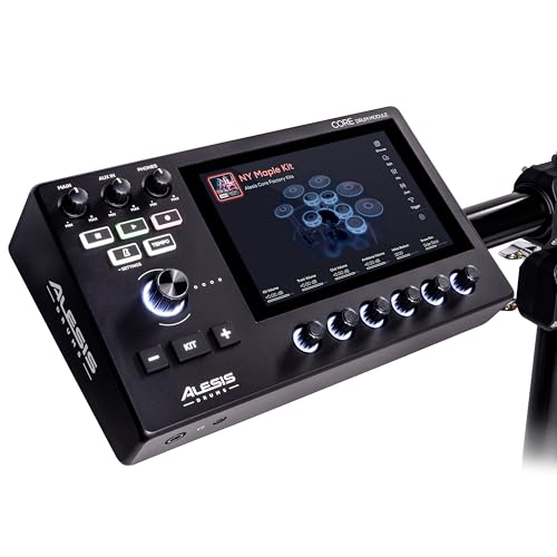 Alesis Strata Core - Kit de Batería Electronica con Pantalla Táctil, Platillos de triple zona, hi-hat magnético activo y parches de malla de doble zona