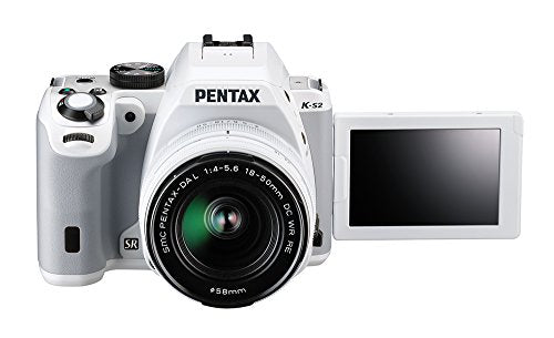 Pentax K-S2+18-50WR - Cámara fotográfica Digital, Color Blanco
