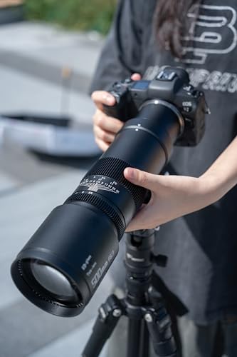 TTArtisan Teleobjetivo de Cuerpo metálico F6.3 de 500 mm Compatible con Montura L (Marco Completo), Color Negro
