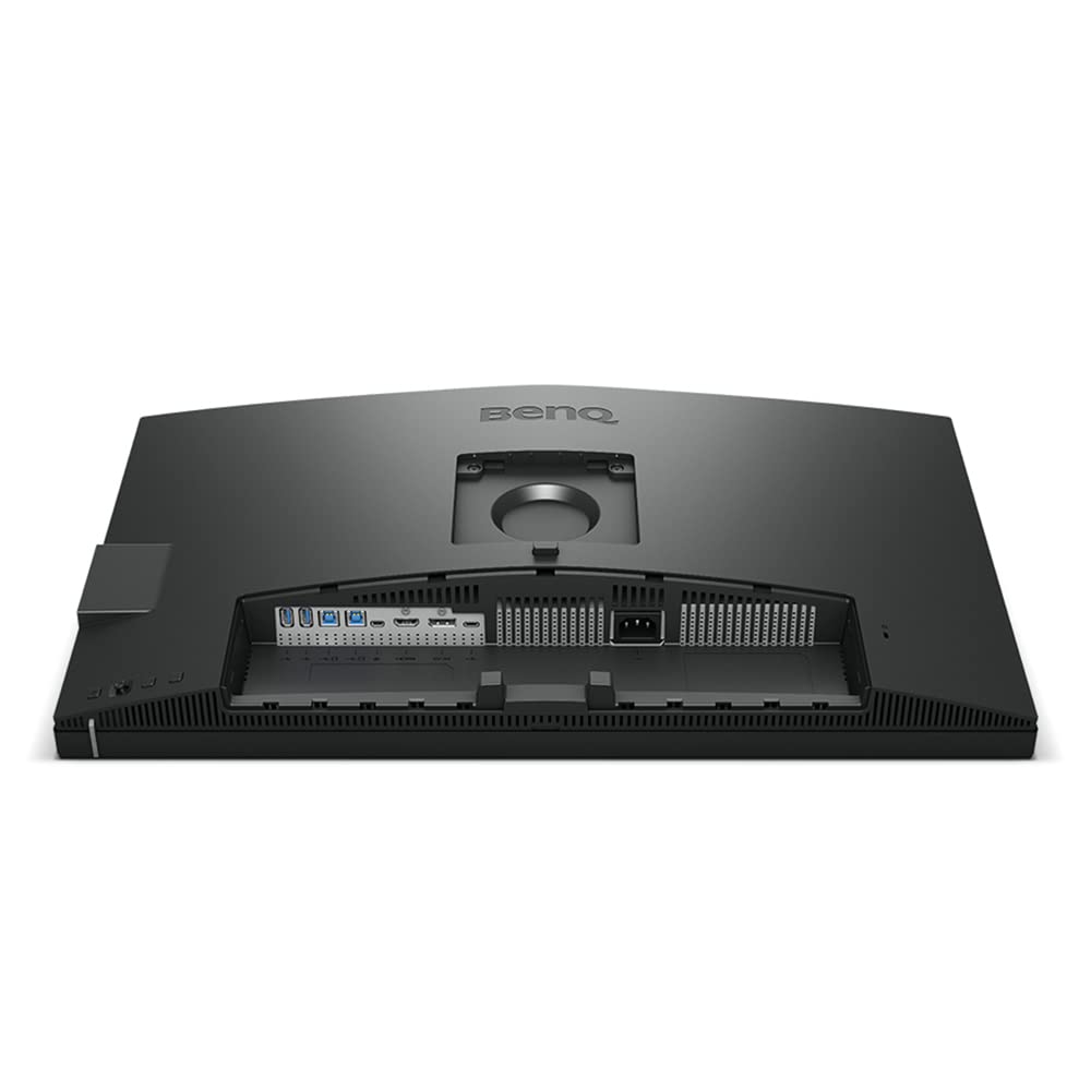 BenQ PD2705U Monitor de diseño (tecnología AQCOLOR, 27 pulgadas, 4K UHD, IPS, color panorámico P3, carga USB-C, DP / HDMI, KVM, altura ajustable) Compatible con MacBook