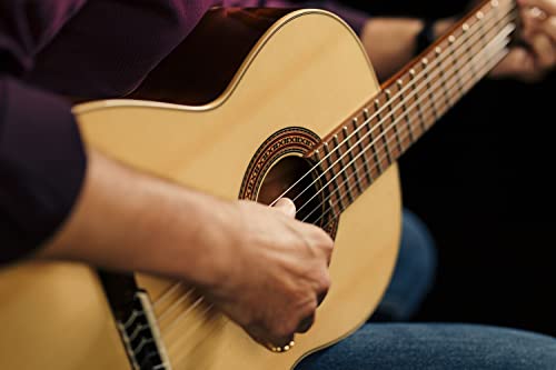 Ortega R210 - Guitarra clásica (picea, tamaño 4/4), color natural