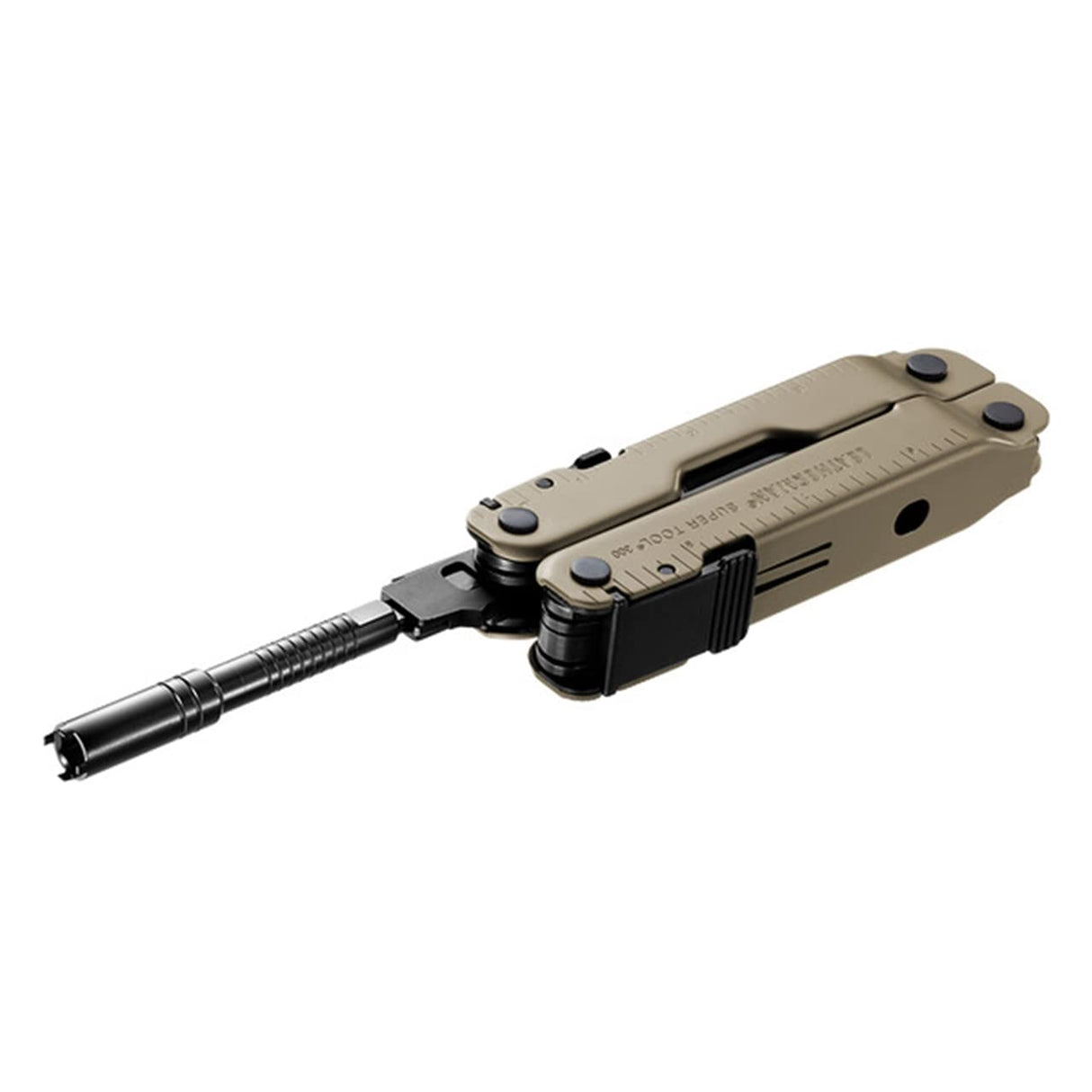Super Tool 300M color coyote, funda Molle, caja cartón