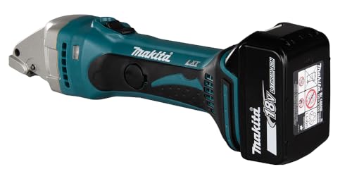 Makita batería Tijeras de hojalatero (18,0 V, en MAKPAC con 2 baterías 4,0 Ah + Cargador, DJS161RTJ 280 wattsW, 18 voltsV