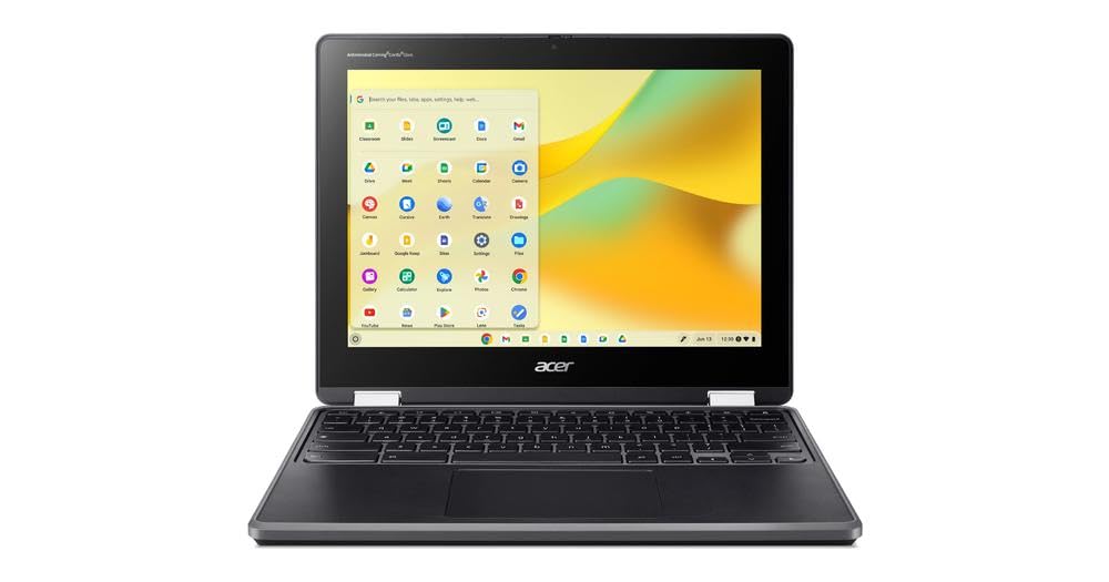 ACER Notebook NB 12" CHROMEBOOK CELERON N100 8GB 64GB SSD Chrome OS Rugged Convertibile Touch + Penna capacit Marca