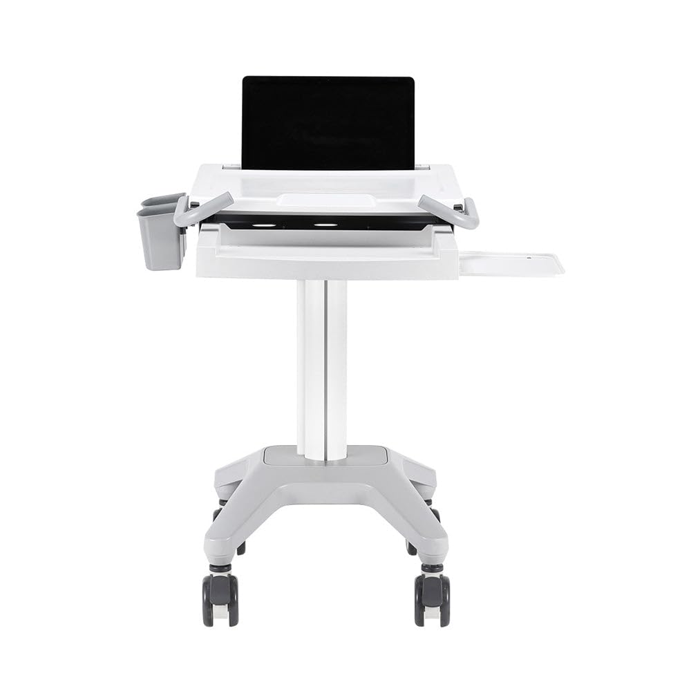 Newstar El médica cesta portátil - Soporte para equipo multimedia (Carro multimedia, Blanco, Portátil, 5 kg, 25,4 cm (10"), 43,2 cm (17"))