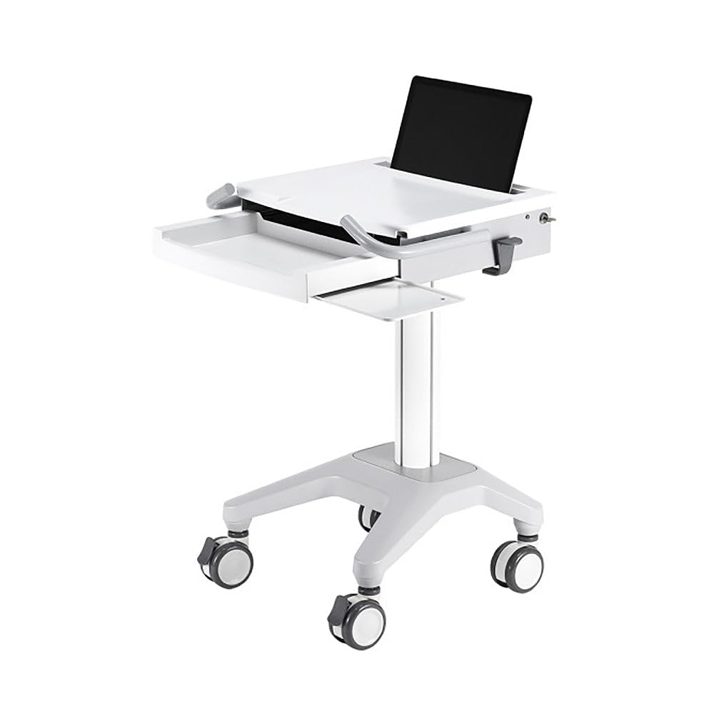 Newstar El médica cesta portátil - Soporte para equipo multimedia (Carro multimedia, Blanco, Portátil, 5 kg, 25,4 cm (10"), 43,2 cm (17"))