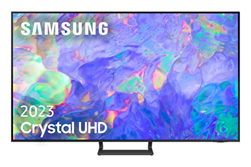 Samsung TV Crystal UHD 2023 65CU8500 - Smart TV de 65", Procesador Crystal UHD, Q-Symphony, Samsung Gaming Hub, Diseño AirSlim y Contrast Enhancer con HDR10+