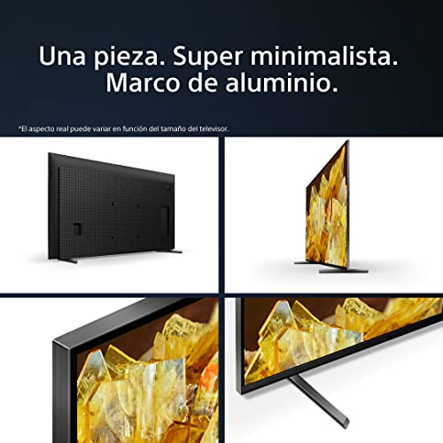 Sony BRAVIA XR-55X90L, 55 Pulgadas, TV Full Array LED, 4K HDR, Smart Google TV, Funciones Eco, Bravia Core, Óptimo para PlayStation5, Marco de Aluminio