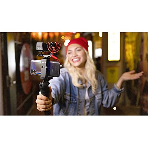 RØDE Microphones VideoMicro Vlogger Kit para teléfonos móviles (conexión de 3,5 mm) (VLOGVMICRO)