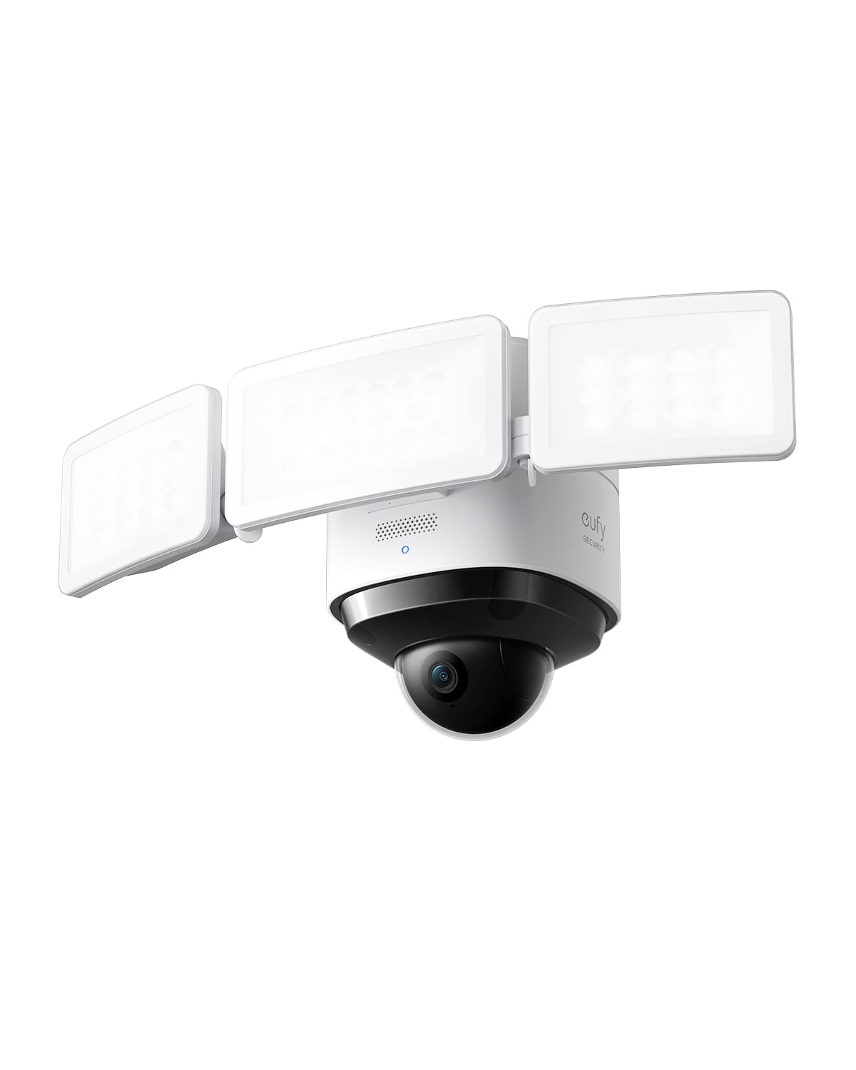 eufy Security Cámara Vigilancia WiFi Exterior Floodlight CAM 2 Pro, Función de Giro e inclinación de 360°, 2K Full HD, iluminación Inteligente, Impermeable, IA en el Dispositivo, sin Tarifa mensual
