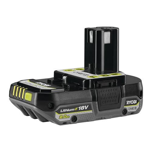 RYOBI – 2 baterías One+ y Cargador de Sonido: 1 batería de 4,0 Ah, 1 batería de 2,0 Ah, 1 Cargador de 2,0 A – RC18120-242X