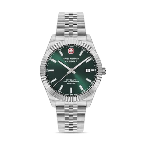 Swiss Military Hanowa Reloj Analógico para Hombres de Suizo automático con Correa en Acero Inoxidable SMWGL0002103