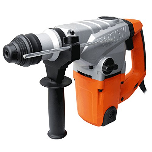 WORX Martillo SDS-Plus | 1.250W | 5 J de potencia | WX333 | 750r.p.m 3.700i.p.m | Caja de engranajes de aluminio | Control de velocidad variable | Taladro, taladro con percusión y solo percusión