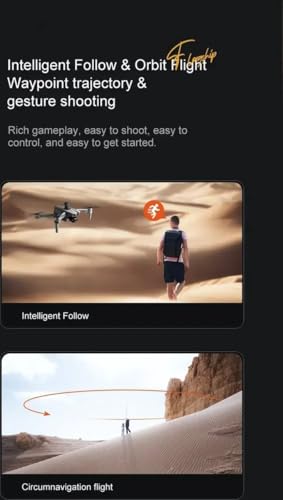 LUXWALLET Skyline4 Pro – True 4K Quadcopter Drone – 4K - 4KM afstand - 8MP - WiFi 5G Drone – Laser Obstakel Ontwijking – 3 Assige Gimbal - Return To Home – Volg Mij Modus - Zwart