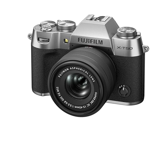 FUJIFILM X-T50 Silver / 15-45mm Kit
