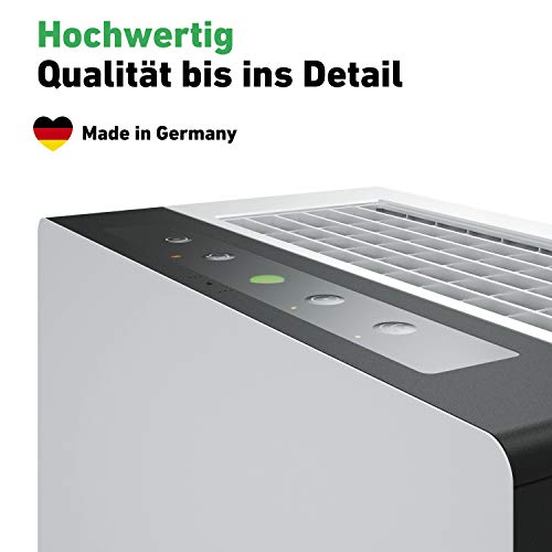IDEAL - Purificador de aire AP60 PRO hasta 70 m² | Fabricado en Alemania | Filtro HEPA y filtro de carbón activo, CADR 562 m³/h, 99,99% de potencia de filtro (alérgenos, olores, polvo)